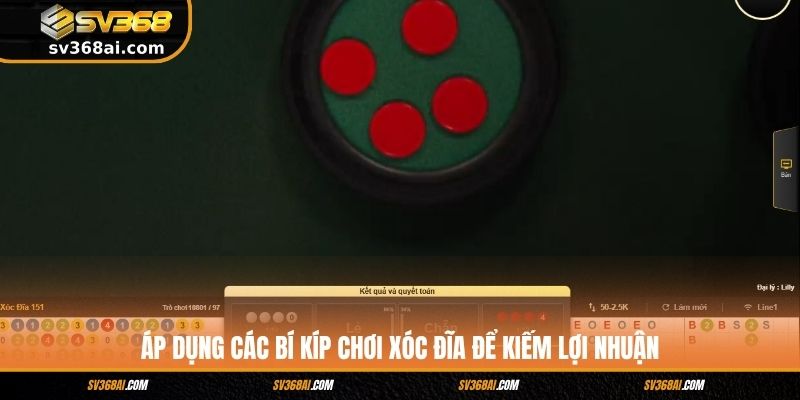 Áp dụng bí kíp chơi Xóc Đĩa để kiếm lợi nhuận