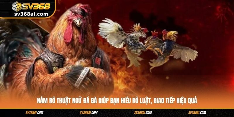 Nắm rõ thuật ngữ đá gà giúp bạn hiểu rõ luật, giao tiếp hiệu quả